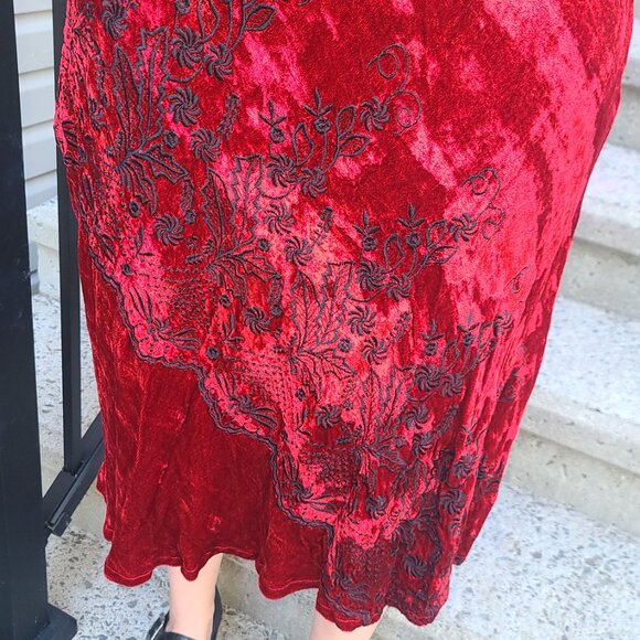 April Cornell Red Dress - Picture 2 of 10